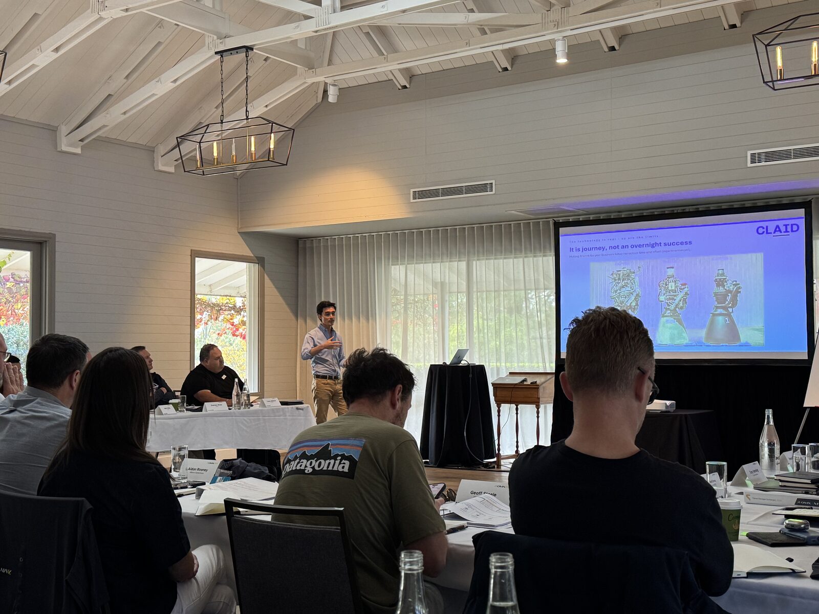 CLAID presenting to OMX2026 participants.